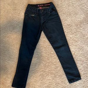 Dark blue girl jeans